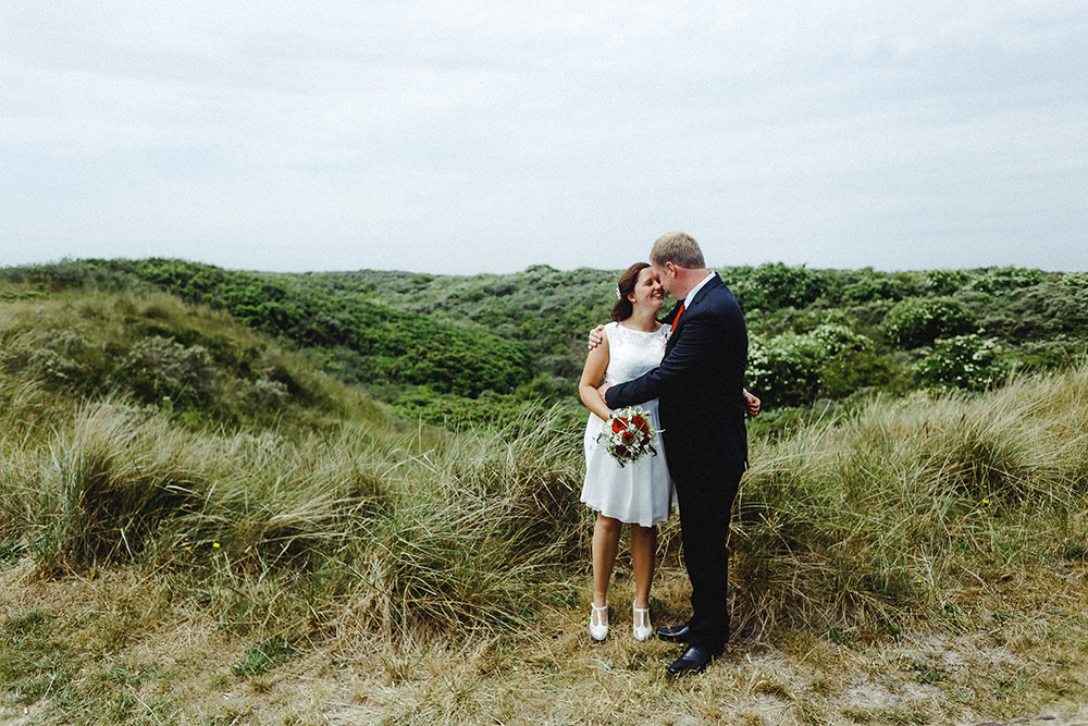 Hochzeitsfoto bzw Hochzeitsfotograf auf Langeoog